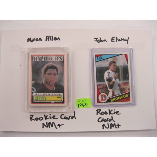 2 FOOTBALL ROOKIE CARDS