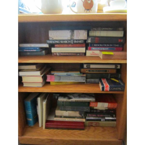 ASST. BOOKS ON SHELF UNIT