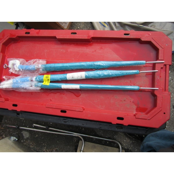 3 CLIP ON UMBRELLAS - NEW