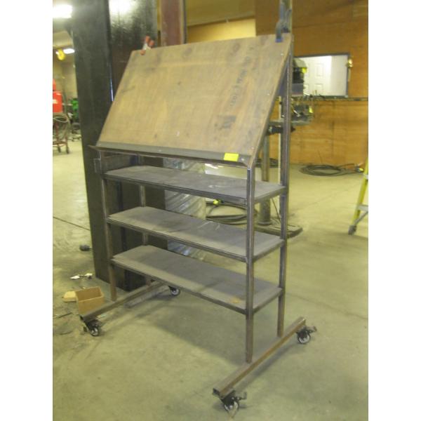 PLANS CART ON CASTORS