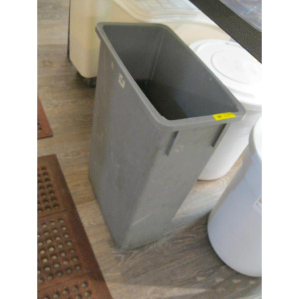 GREY NARROW GARBAGE CAN
