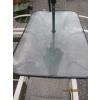 Image 5 : PATIO TABLE, CHAIRS, UMBRELLA  & UMBRELLA STAND