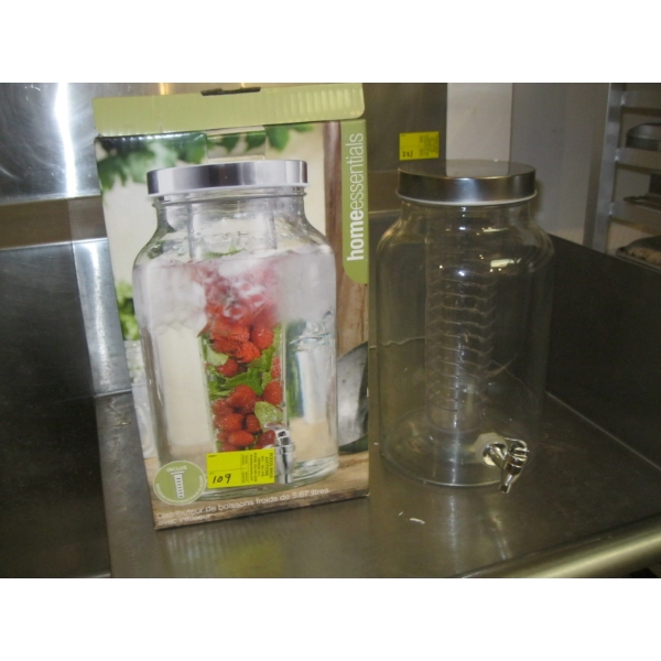 HOMESENSE 1 1/2 GALLON COLD BEVERAGE DISPENSER
