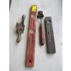 Image 1 : 2 WOODEN LEVELS, STANLEY #80 PLANE & A DRAW PLANE
