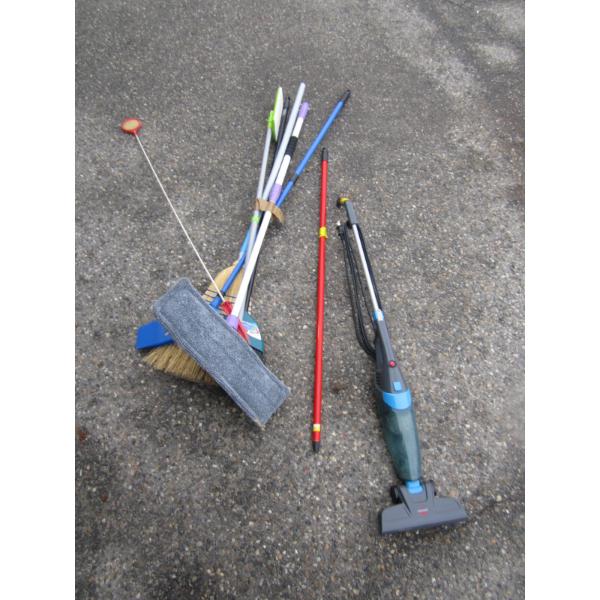 ASST. BROOMS, MOPS, ETC.