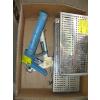 Image 3 : MISC. PADDED BENCH, CAULKING GUNS, SM. TABLE, ETC.