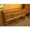 Image 1 : MATCHING CARVED FRONT 2 DRAWER, 2 DOOR ANTIQUE SIDEBOARD