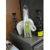 Image 2 : ELEPHANT FIGURINE & 2 ELEPHANT CANDLEHOLDERS W/CANDLES