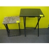 Image 1 : 1 FOLDING TV TABLE & SMALL TABLE