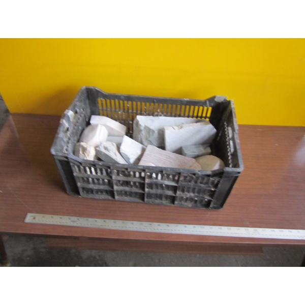 BIN OF ASST. SMALLER SOAPSTONE PIECES