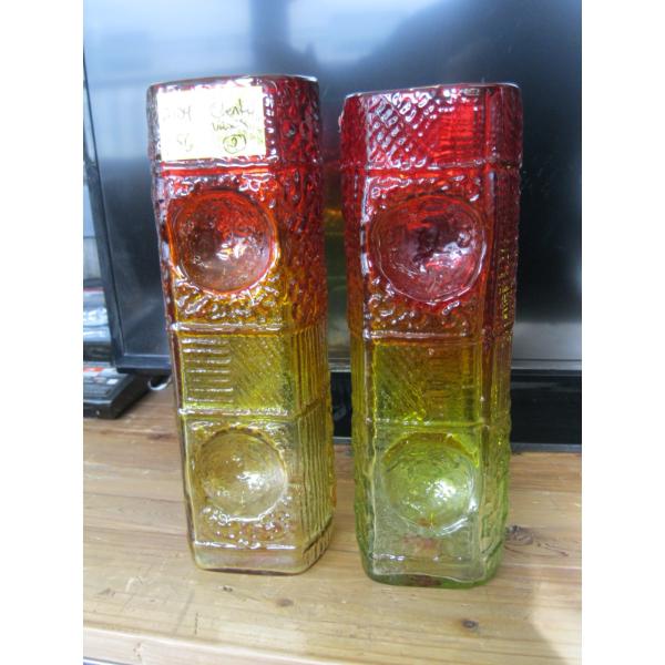 PAIR OF MCM BLENKO VASES