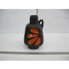 Image 2 : ES KERAMIK #2-3186 WEST GERMAN BLACK & ORANGE VASE