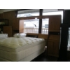 Image 2 : LG. OAK HEADBOARD W/2 SIDE CABINETS