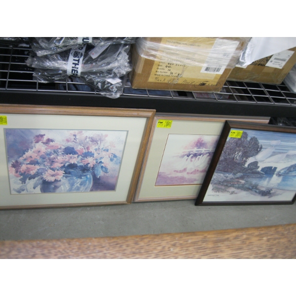 3 FRAMED PICTURES