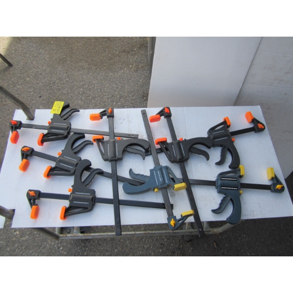 8 QUICK GRIP CLAMPS