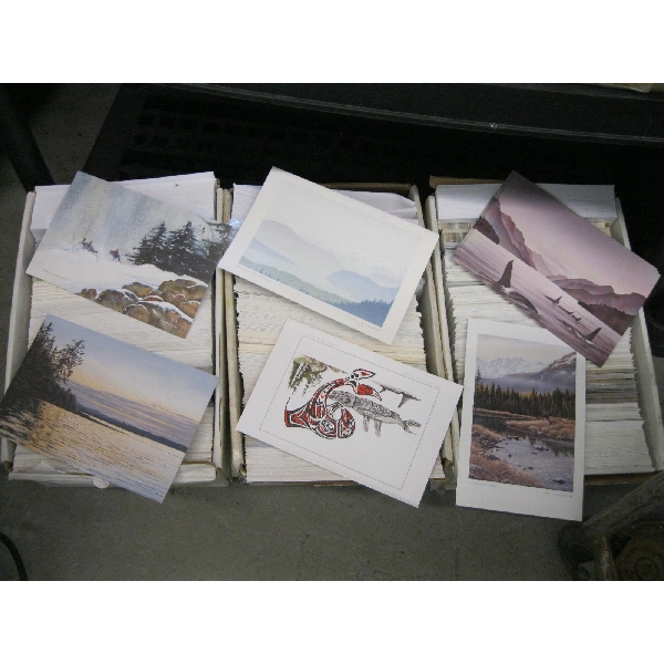 3 BOXES OF GREETING CARDS