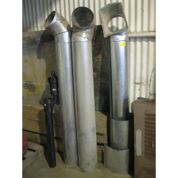 LOT OF 8" TIN DUCT WORK