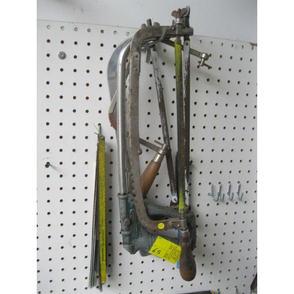 ASST. HACKSAWS, COPING SAW & BLADES
