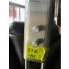 Image 3 : STAINLESS & GLASS SHADE POLE LAMP