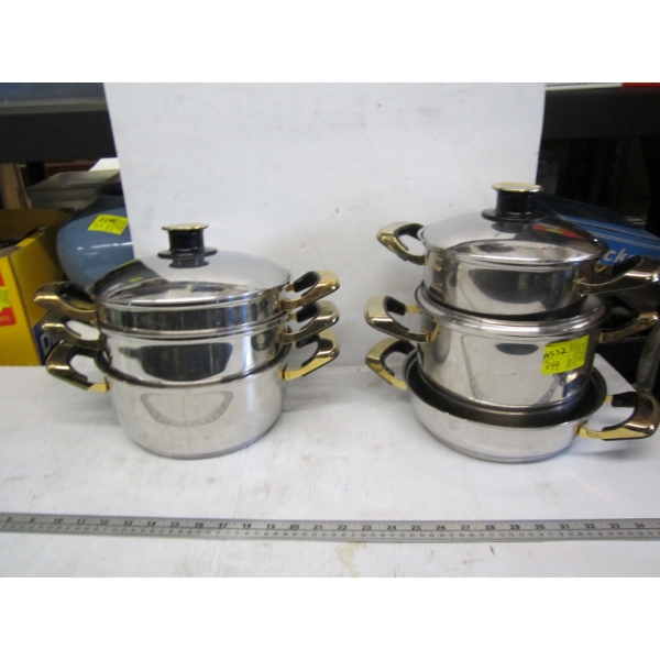 STAINLESS POTS/PANS - MADE IN ITALY