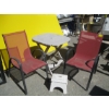 Image 1 : 2 - PATIO CHAIRS & A SMALL FOLDING STOOL