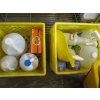 Image 2 : 6 ROLLS OF PAPER TOWEL, BOX OF RAGS & 2 CONTAINERS OF MISC. CLEANERS