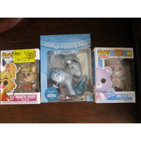 2 POP BOBBLE HEADS & MY LITTLE PONY