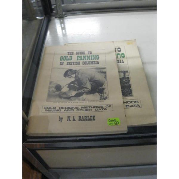 GOLDPANNING IN BC BOOKS
