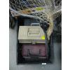 Image 1 : PLASTIC BOX W/FISHING NET & 3 TACKLEBOXES