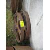 Image 2 : PAIR OF CAST IRON WHEELS