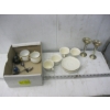 Image 1 : MISC. WEDGEWOOD TEACUPS/SAUCERS, SILVER CANDLEHOLDERS, ETC.