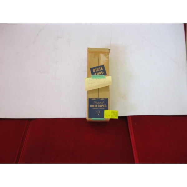 1950s 12OZ DIXIE CUPS - ORIGNAL BOX - W/CUPS