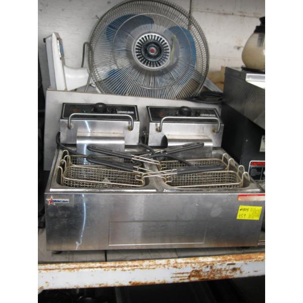 OMCAN DUAL ELECTRIC DEEPFRYER