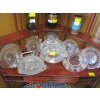 Image 1 : VINTAGE GLASS SERVING TRAYS & DISHES