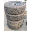 Image 1 : SET OF 4 GOODYEAR WRANGLER TIRES ON 8 BOLT RIMS - LT265/70R18