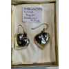 Image 1 : PR OF STERLING .925 SILVER HEART EARRINGS - 7.5G