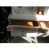 Image 4 : 2 PIECE WHITE DRESSER W/UPPER CABINET