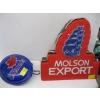 Image 1 : MOLSON CANADIAN BEER SIGN & MOLSON EXPORT BEER SIGN