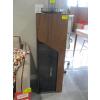 Image 2 : WOOD & GLASS DOORED CABINET