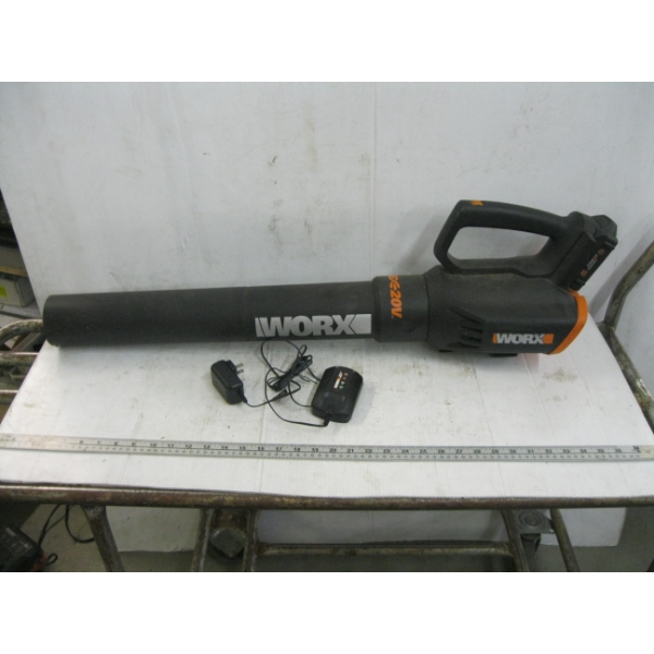 WORKS 20V LEAF BLOWER W/CHARGER 
