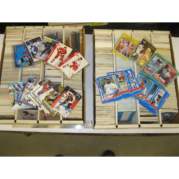 2 BOXES OF SPORTS COLLECTOR CARDS