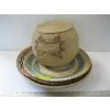 Image 1 : 3 WICKER BOWLS & A WICKER WOVEN BASKET