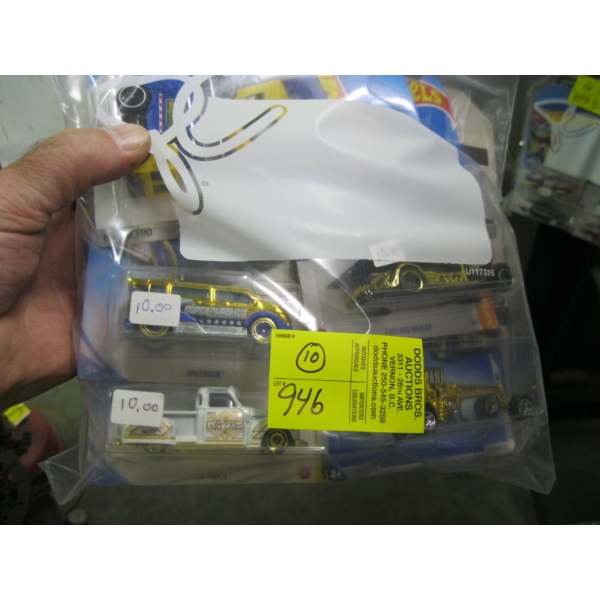 10 NEW HOTWHEELS CARS