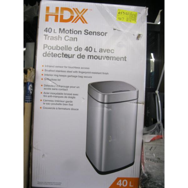NEW 40L MOTION SENSOR TRASH CAN