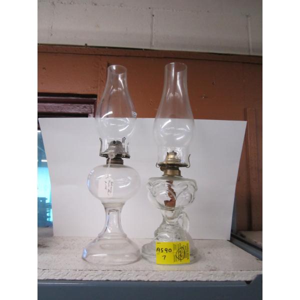 2 OIL LAMPS