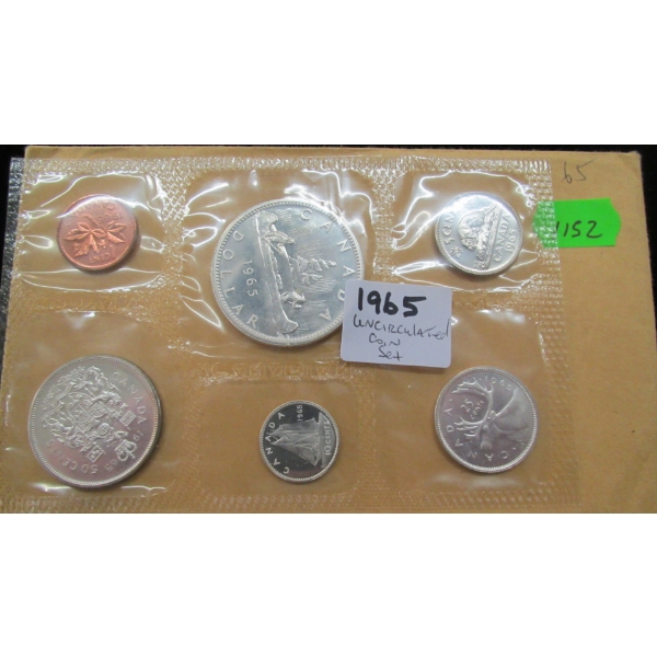 1965 UNCIRCULATED CANADIAN COIN SET