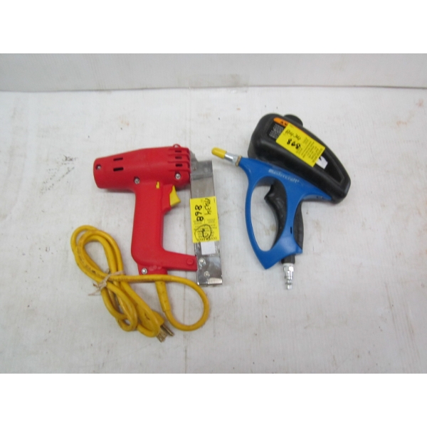 ELECTRIC STAPLER & MASTERCRAFT SANDBLASTER NOZZLE