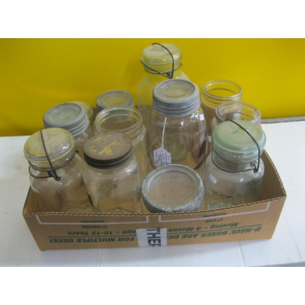 VINTAGE CANNING JARS