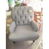 Image 1 : GREY UPHOLSTERED CHAIR
