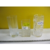 Image 1 : 3 PIECES OF MCM GLASS VASES - WHITE FRIARS BARK VASE, ETC.